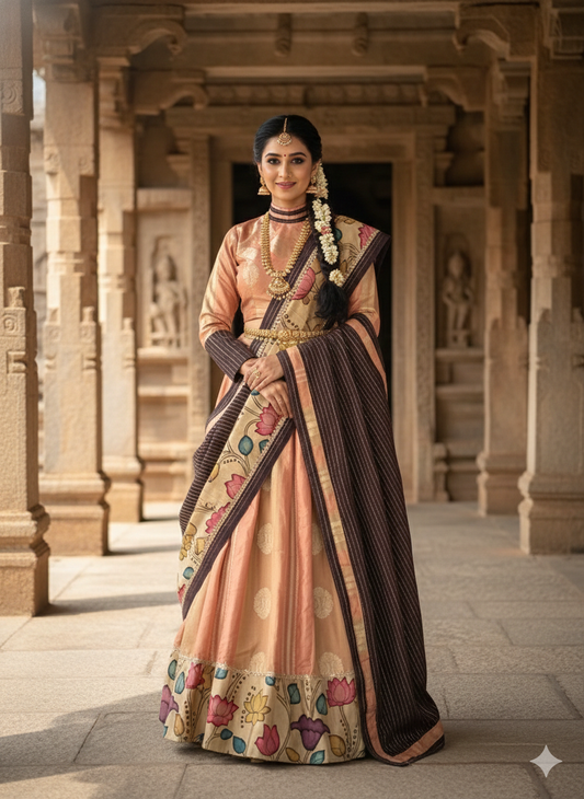 Brown Lehenga