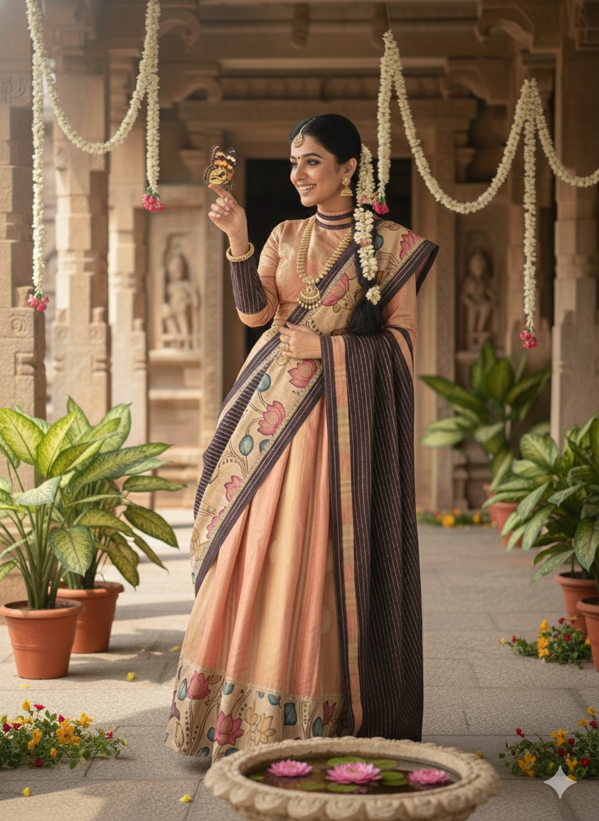 Brown Lehenga