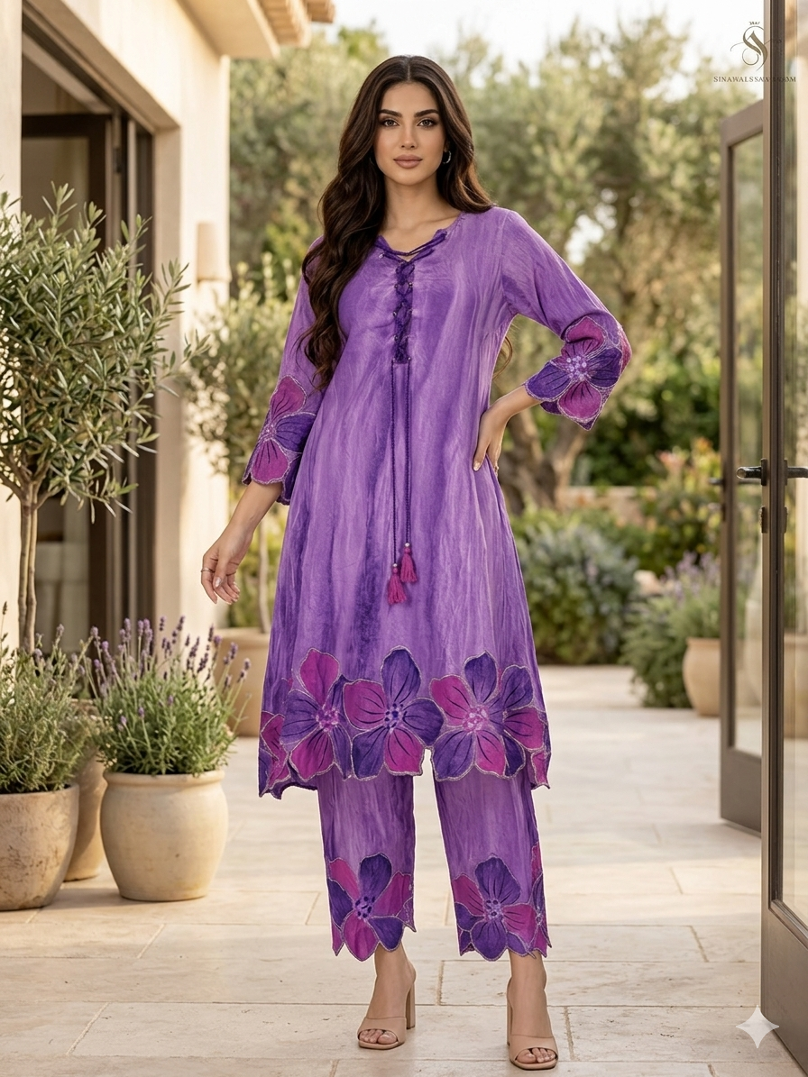 Orchid Bloom Mulcotton Co-Ord Set